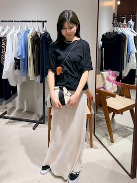 「NOLLEY’S（ノーリーズ）のアイテム（アクセサリー）」を使った、takahashiさん（レディース・162cm）の春コーディネート