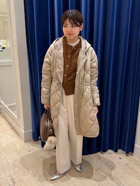 「アイテム（チャーム）」を使った、takahashiさん（レディース・161cm）の秋コーディネート