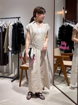 「NOLLEY’S（ノーリーズ）のアイテム」を使った、takahashiさん（レディース・162cm）の夏コーディネート