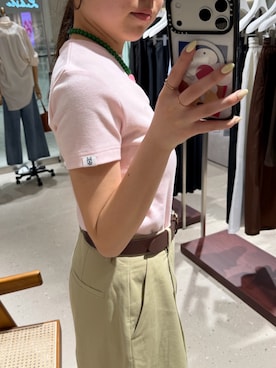 「NOLLEY’S（ノーリーズ）のアイテム（トップス）」を使った、takahashiさん（レディース・161cm）の春コーディネート