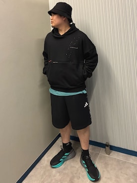 「ランニング」｜KKさん（メンズ・165cm）の夏コーディネート