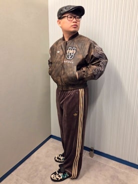 「アイテム（ジャケット/アウター）」を使った、KKさん（メンズ・165cm）の秋コーディネート