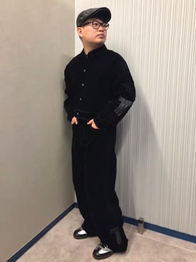 「アイテム（ブルゾン）」を使った、KKさん（メンズ・165cm）の秋コーディネート