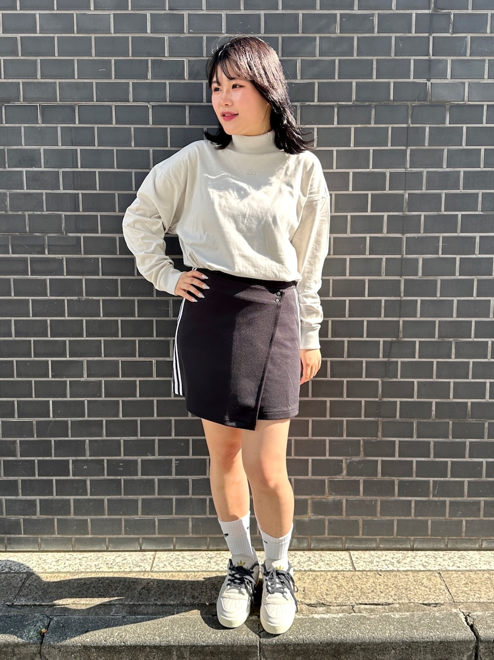 正品 adidas CLASSIC SKIRT アディカラークラシック3Sスカート adidas スカート アディカラー クラシックス スリーストライプス