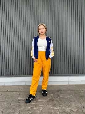 「黄色コーデ」｜NTさん（レディース・158cm）の夏コーディネート