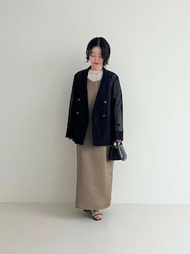 「153cm」｜「アイテム（その他アウター）」を使った、hashimoto.さん（レディース・153cm）の夏コーディネート