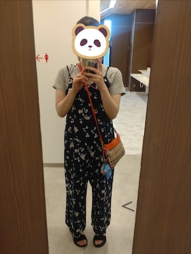 「SKECHERS（スケッチャーズ）のアイテム（サンダル）」を使った、Ⓡ❁さん（レディース・158cm）の春コーディネート