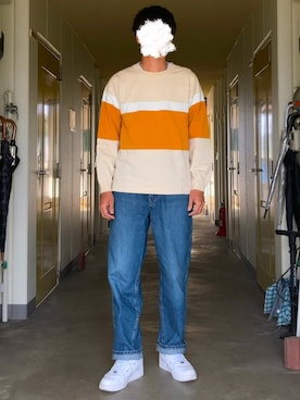 「JEANS FACTORY （ジーンズファクトリー）のアイテム」を使った、KTRさん（メンズ・176cm）の春コーディネート