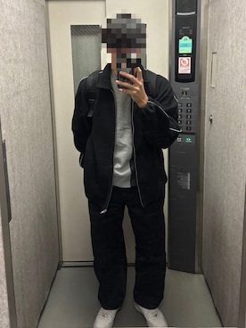 「NUMERALS（ヌメラルズ）のアイテム」を使った、KTRさん（メンズ・176cm）の秋コーディネート