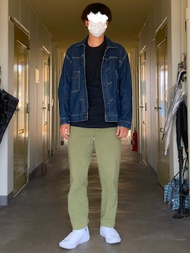 「SEVENDAYS=SUNDAY（セブンデイズサンデイ）のアイテム（デニムジャケット）」を使った、KTRさん（メンズ・176cm）の夏コーディネート