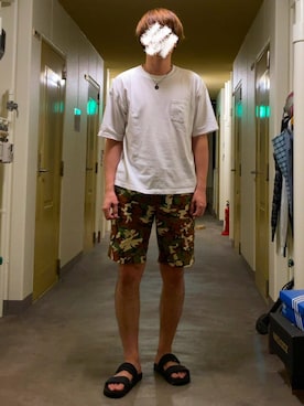 「SEVENDAYS=SUNDAY（セブンデイズサンデイ）のアイテム（パンツ）」を使った、KTRさん（メンズ・176cm）の夏コーディネート