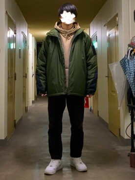 「SEVENDAYS=SUNDAY（セブンデイズサンデイ）のアイテム（ダウンジャケット/コート）」を使った、KTRさん（メンズ・176cm）の冬コーディネート