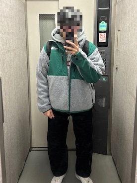 「アイテム（スニーカー）」を使った、KTRさん（メンズ・176cm）の冬コーディネート