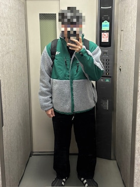 「アイテム（サンダル）」を使った、KTRさん（メンズ・176cm）の冬コーディネート