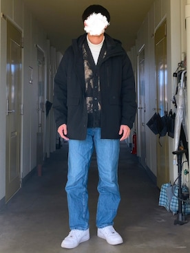 「AF1」｜「アイテム（ブルゾン）」を使った、KTRさん（メンズ・176cm）の冬コーディネート