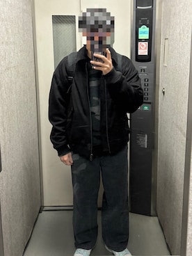 「ZIP FIVE（ジップファイブ）のアイテム」を使った、KTRさん（メンズ・176cm）の冬コーディネート