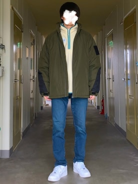 「SEVENDAYS=SUNDAY（セブンデイズサンデイ）のアイテム（ダウンジャケット/コート）」を使った、KTRさん（メンズ・176cm）の冬コーディネート