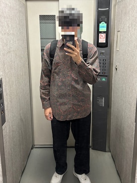 「プリーツパンツ」｜KTRさん（メンズ・176cm）の秋コーディネート