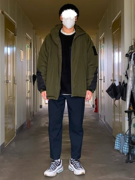「SEVENDAYS=SUNDAY（セブンデイズサンデイ）のアイテム（ダウンジャケット/コート）」を使った、KTRさん（メンズ・176cm）の冬コーディネート