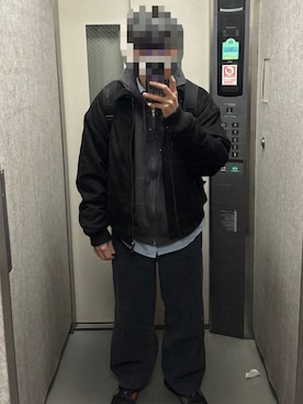 「CIYOT（シヨウト）のアイテム」を使った、KTRさん（メンズ・176cm）の冬コーディネート