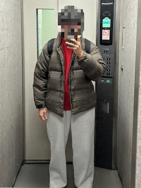 「アイテム（サンダル）」を使った、KTRさん（メンズ・176cm）の冬コーディネート