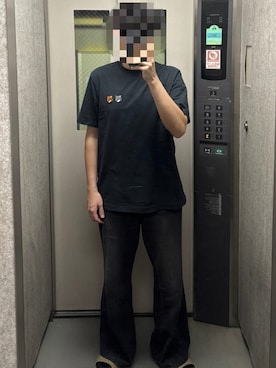 「Maison Kitsune(メゾンキツネ)のアイテム」を使った、KTRさん(メンズ・176cm)の秋コーディネート