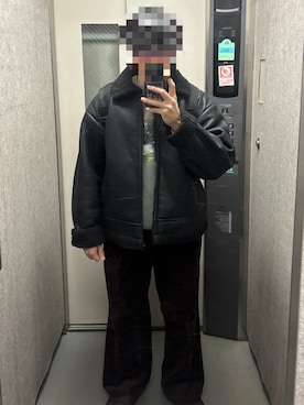 「RAGEBLUE（レイジブルー）のアイテム」を使った、KTRさん（メンズ・176cm）の冬コーディネート