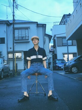 「フリマ」｜アサヒさん（メンズ・173cm）の秋コーディネート