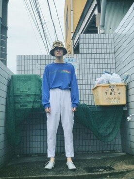 「フリマ」｜アサヒさん（メンズ・173cm）の秋コーディネート