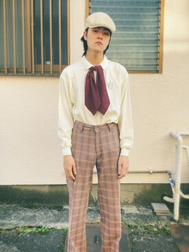 「フリマ」｜アサヒさん（メンズ・173cm）の秋コーディネート
