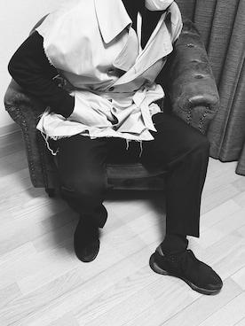 「no.（ナンバー）のアイテム（その他アウター）」を使った、D.さん（メンズ・177cm）の冬コーディネート