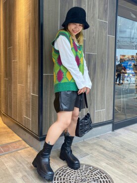 ぽむまるさん（レディース・150cm）の秋コーディネート