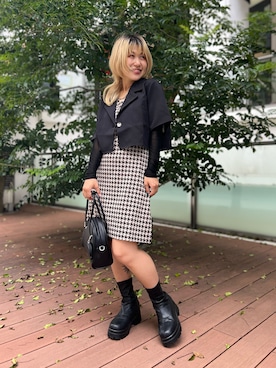 「SPINNS（スピンズ）のアイテム（テーラードジャケット）」を使った、ぽむまるさん（レディース・150cm）の夏コーディネート