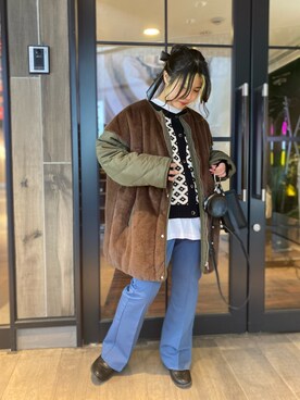 ぽむまるさん（レディース・150cm）の冬コーディネート