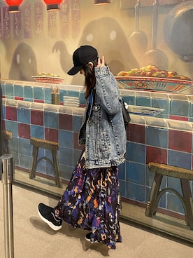 「GRL（グレイル）のアイテム（デニムジャケット）」を使った、ytmさん（レディース・156cm）の秋コーディネート