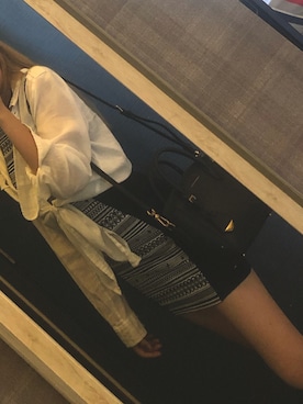 「GAP（ギャップ）のアイテム（その他アウター）」を使った、ユキさん（レディース・164cm）の夏コーディネート