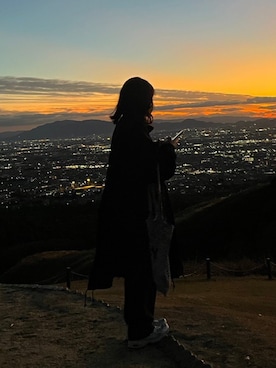 rinaさん（レディース・155cm）の冬コーディネート