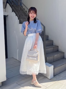 「natural couture（ナチュラルクチュール）のアイテム」を使った、みず・チャンさん（レディース・157cm）の春コーディネート