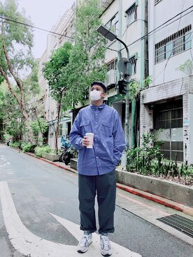 「AGILITY（アジリティー）のアイテム」を使った、Raymondさん（メンズ・171cm）の冬コーディネート