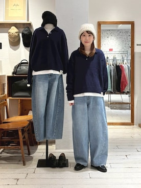 Honokaさん（レディース・157cm）の冬コーディネート