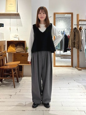 Honokaさん（レディース・157cm）の冬コーディネート