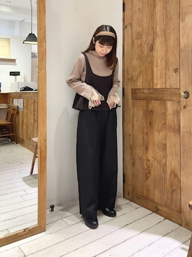 Honokaさん（レディース・157cm）の冬コーディネート