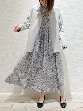 「おとなコーデ」｜「アイテム（ワンピース/ドレス）」を使った、Honokaさん（レディース・157cm）の秋コーディネート