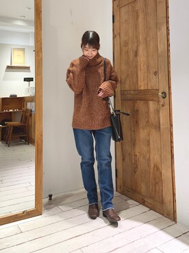 Honokaさん（レディース・157cm）の冬コーディネート