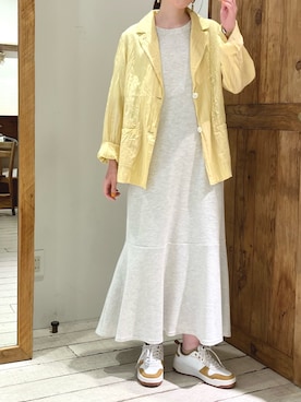 「ぺプラム」｜「アイテム（ワンピース/ドレス）」を使った、Honokaさん（レディース・157cm）の夏コーディネート