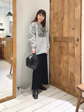 Honokaさん（レディース・157cm）の冬コーディネート