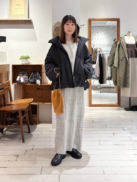 「アイテム（スカート）」を使った、Honokaさん（レディース・157cm・20代）の秋コーディネート