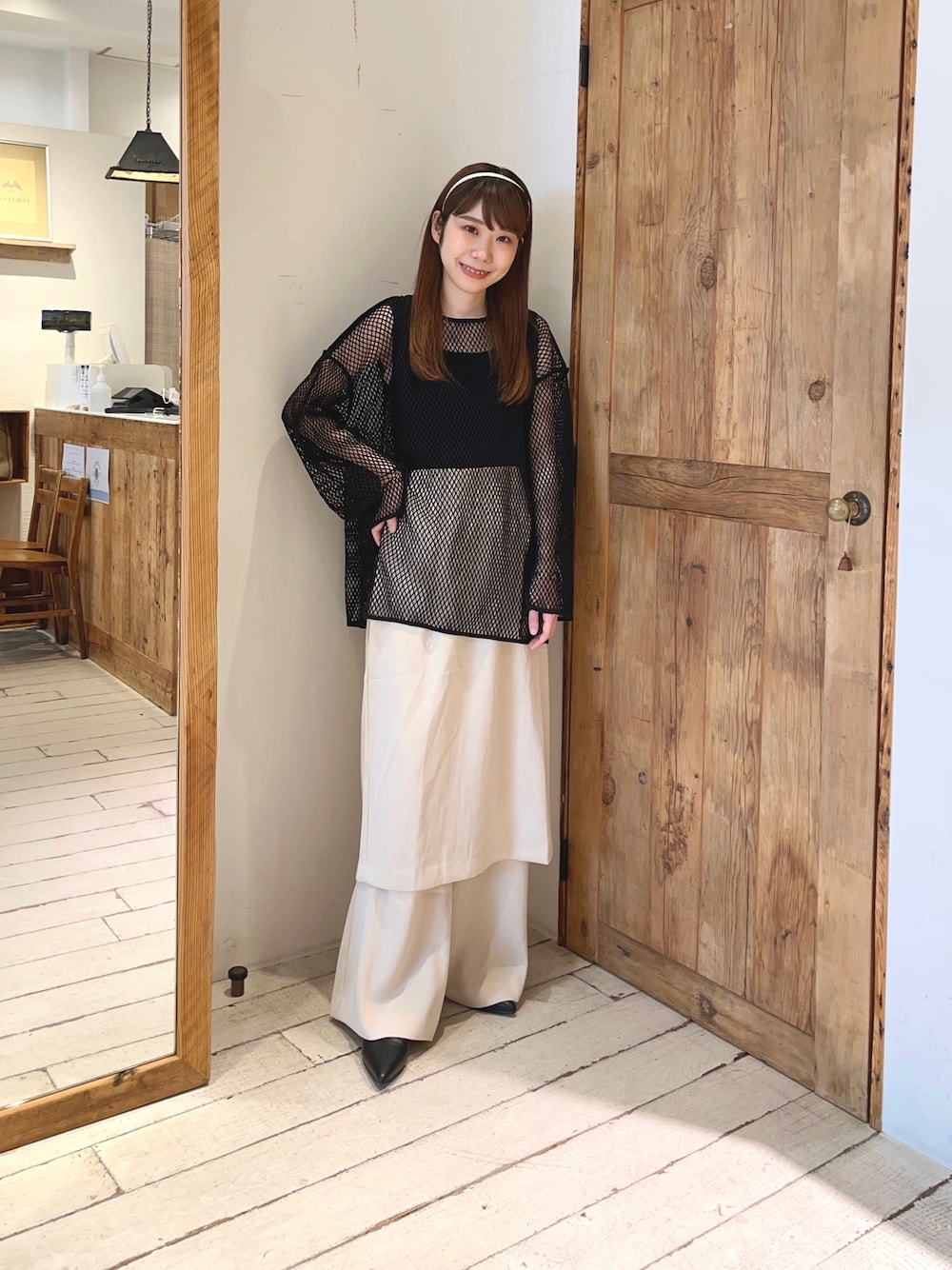 earthy リサイクルサテンスカートパンツセット earthy（アーシー）の「リサイクルサテンスカート/パンツ セット