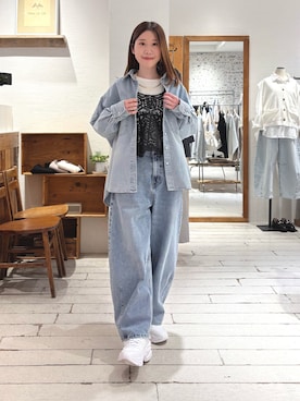 「PUAL CE CIN（ピュアルセシン）のアイテム」を使った、Honokaさん（骨格ウェーブ・レディース・157cm）の春コーディネート