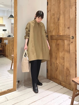 「シンフルコーデ」｜「アイテム（ブーツ）」を使った、Honokaさん（レディース・157cm）の冬コーディネート